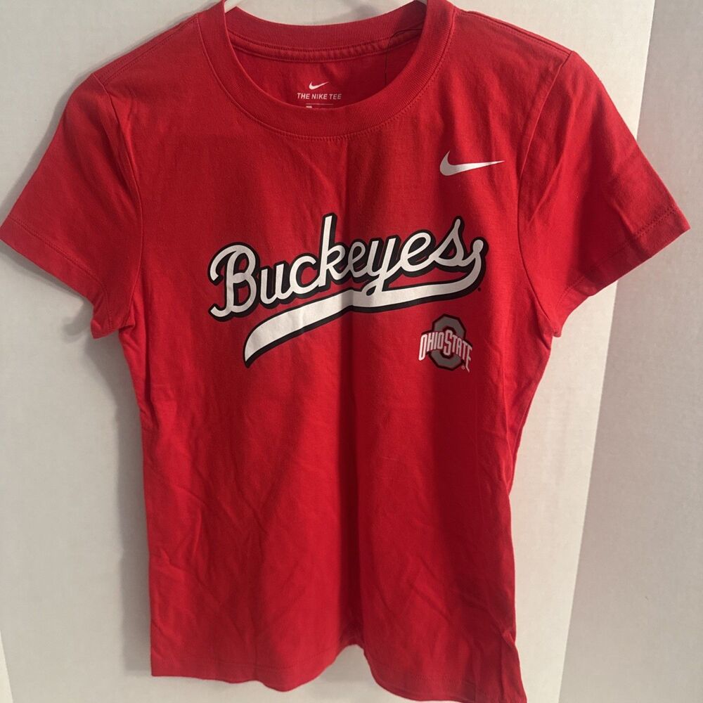Women's Nike XS Ohio State Buckeyes Color Red T-shirt NWT